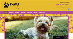 Desktop Screenshot of pawspetsupply.com